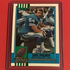 Chris Spielman #353 1990 Topps Football Trading Card